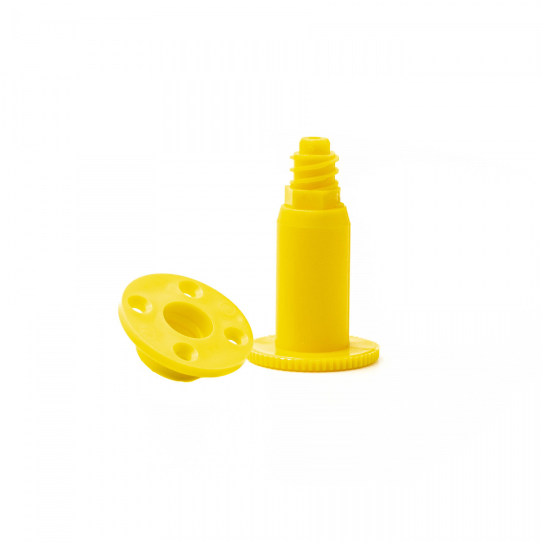 Śruba dystansowa żółta 50mm Śruba dystansowa żółta 50mm